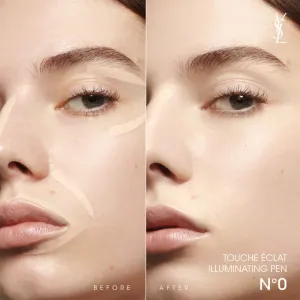 Yves Saint Laurent Touche Éclat Radiant Touch rozjasňovač v pere pre všetky typy pleti odtieň 0 Lait Lumiere / Luminous Milk 2.5 ml