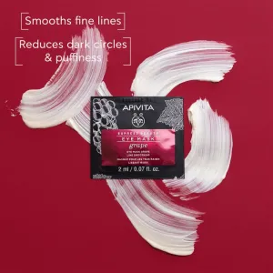 Apivita Express Beauty Line Smoothing Eye Mask Grape očná maska s vyhladzujúcim efektom 2 x 2 ml