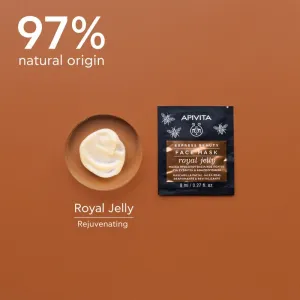 Apivita Express Beauty Anti-aging Face Mask Royal Jelly revitalizačná pleťová maska so spevňujúcim účinkom 2x8 ml