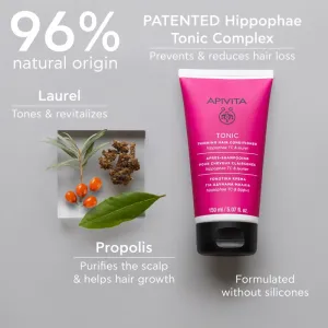 Apivita Holistic Hair Care Tonic Hair Conditioner tonizujúci kondicionér pre jemné alebo rednúce vlasy 150 ml