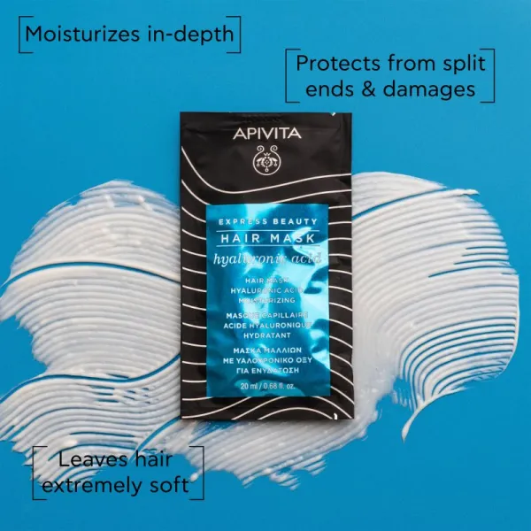 Apivita Express Beauty Hair mask Moisturizing hydratačná maska na vlasy 20 ml