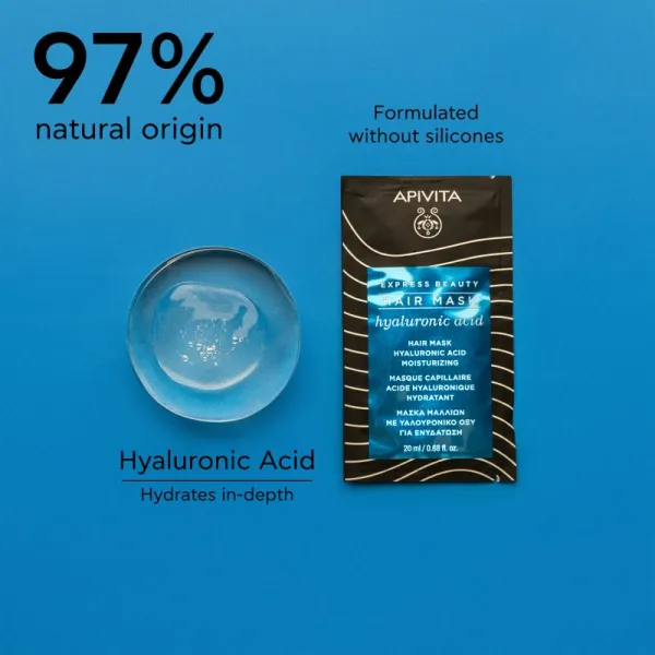 Apivita Express Beauty Hair mask Moisturizing hydratačná maska na vlasy 20 ml