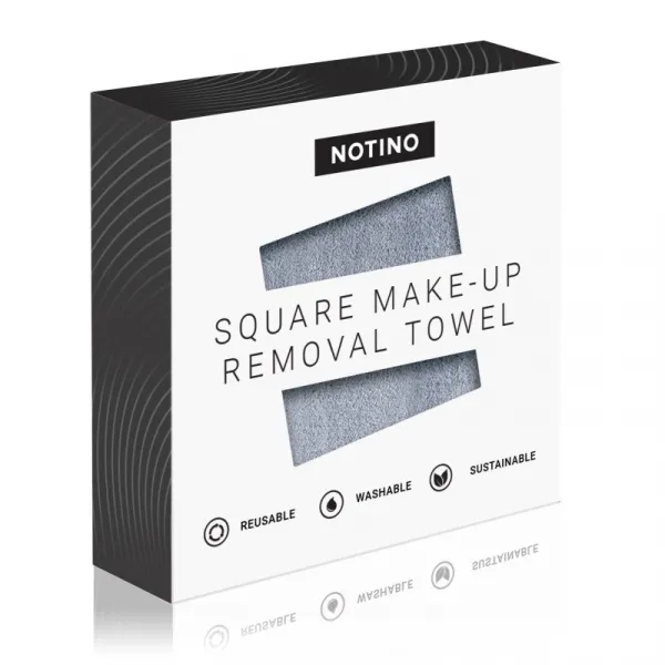 Notino Spa Collection Square Makeup Removing Towel odličovací uterák odtieň Grey 1 ks