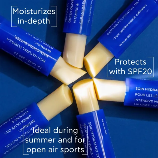 Apivita Lip Care Cocoa Butter SPF20 ochranný balzam na pery SPF 20 4.4 g