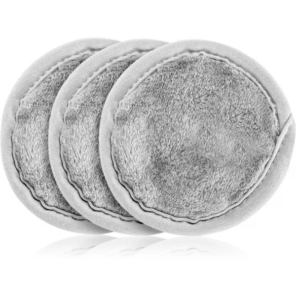 Notino Spa Collection Make-up removal pads odličovacie tampóny z mikrovlákna odtieň Grey 3 ks