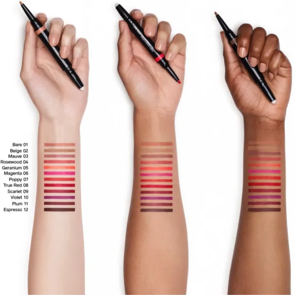 Shiseido LipLiner InkDuo rúž a kontúrovacia ceruzka na pery s balzamom odtieň 07 Poppy 1.1 g