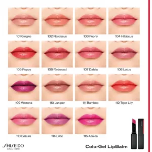 Shiseido ColorGel LipBalm tónujúci balzam na pery s hydratačným účinkom odtieň 111 Bamboo 2 g