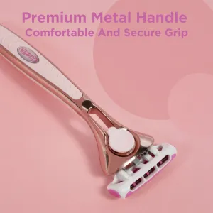 Wilkinson Sword Intuition Quattro for Women holiaci strojček + náhradné hlavice 5 ks