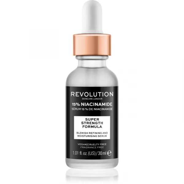 Revolution Skincare Niacinamide 15% hydratačné sérum pre problematickú pleť, akné 30 ml