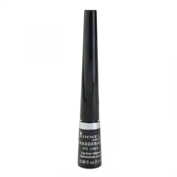 Rimmel Exaggerate Eyeliner tekuté linky na oči odtieň 100% Black 2,5 ml