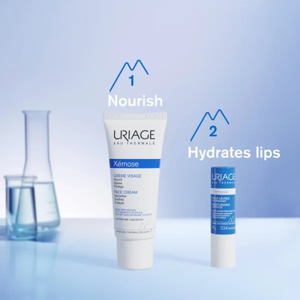 Uriage Xémose Face Cream výživný krém pre veľmi suchú a citlivú pleť 40 ml
