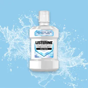 Listerine Advanced White Mild Taste ústna voda s bieliacim účinkom 1000 ml