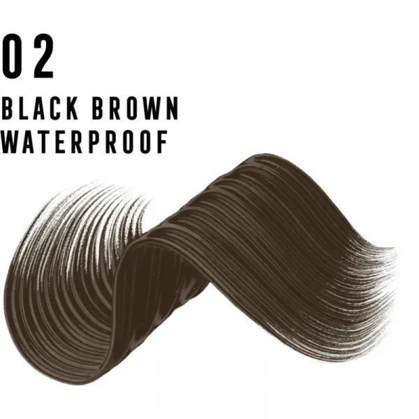 Max Factor 2000 Calorie riasenka pre objem vodeodolná odtieň Black/Brown 9 ml