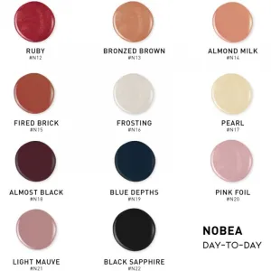 NOBEA Day-to-Day 3-Piece Gel-like Nail Polish set sada lakov na nechty Pink Petals