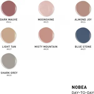 NOBEA Day-to-Day 3-Piece Gel-like Nail Polish set sada lakov na nechty Coffee Time