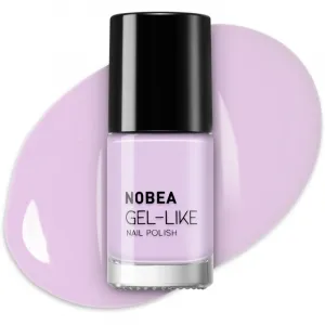 NOBEA Day-to-Day Gel-like Nail Polish lak na nechty s gélovým efektom odtieň Soft lilac #N05 6 ml