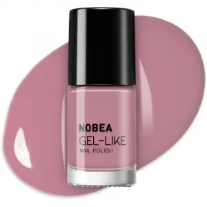 NOBEA Day-to-Day Gel-like Nail Polish lak na nechty s gélovým efektom odtieň Rouge #N03 6 ml