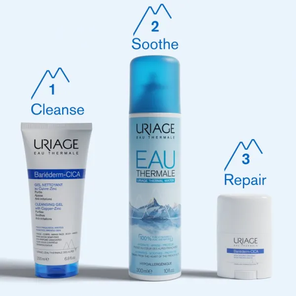 Uriage Bariéderm Cica Stick regeneračná starostlivosť pre suchú a popraskanú pokožku 22 g