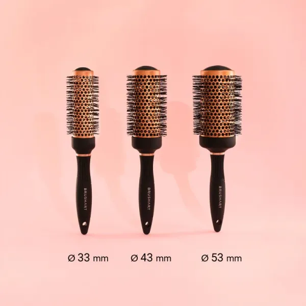 BrushArt Hair Ceramic round hairbrush keramická kefa na vlasy Ø 43 mm 1 ks
