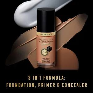 Max Factor Facefinity All Day Flawless dlhotrvajúci make-up SPF 20 odtieň 32 Light Beige 30 ml