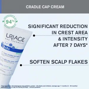 URIAGE Bébé detský krém na šupinky vo vlasoch 40 ml