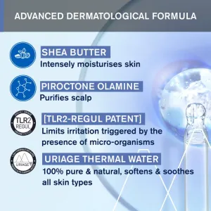 URIAGE Bébé detský krém na šupinky vo vlasoch 40 ml