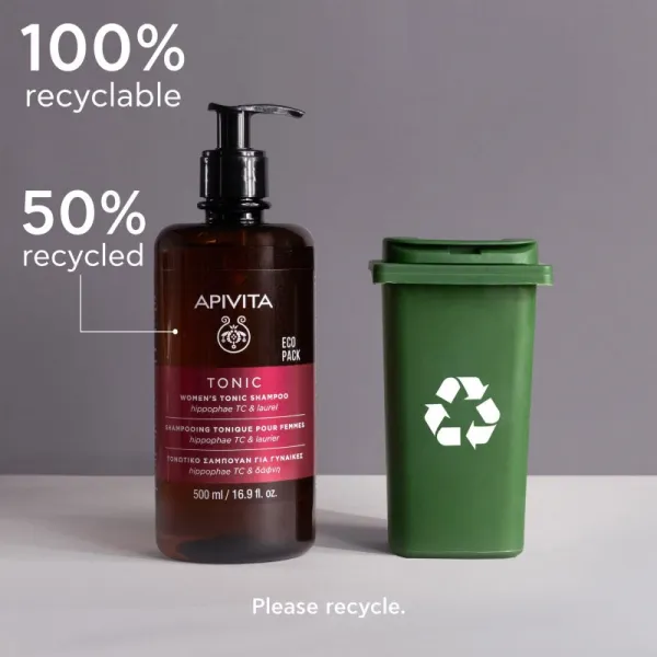 Apivita Tonic Women's Tonic Shampoo šampón proti vypadávaniu vlasov 500 ml
