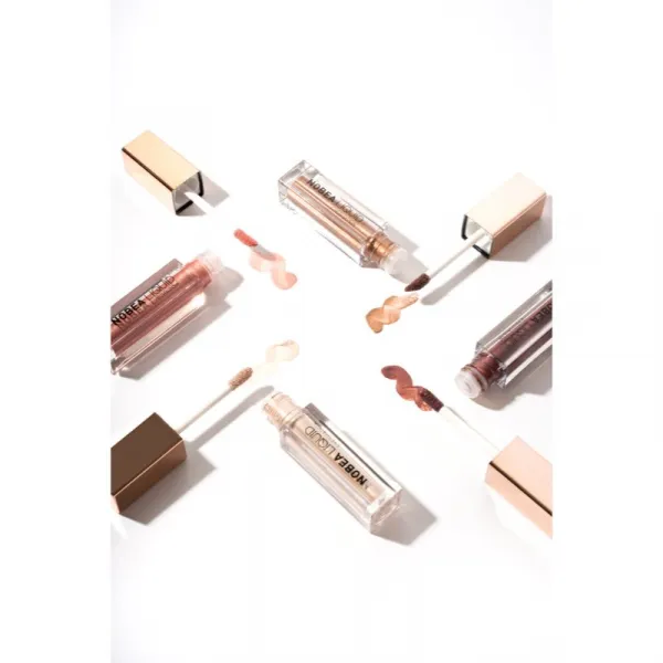 NOBEA Metal Liquid Eyeshadow tekuté očné tiene odtieň Coffee #E04 4 ml