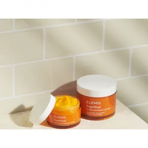 Elemis Superfood AHA Glow Cleansing Butter čistiaca pleťová maska pre rozjasnenie pleti 90 ml