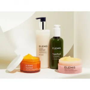 Elemis Superfood AHA Glow Cleansing Butter čistiaca pleťová maska pre rozjasnenie pleti 90 ml