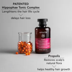Apivita Tonic Women's Tonic Shampoo šampón proti vypadávaniu vlasov 250 ml