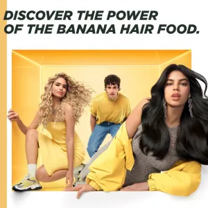 Garnier Fructis Banana Hair Food vyživujúci šampón pre suché vlasy 350 ml