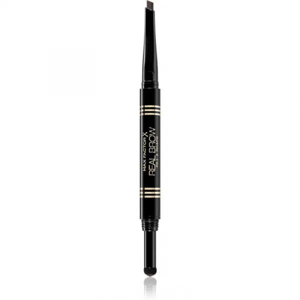 Max Factor Real Brow Fill & Shape ceruzka na obočie odtieň 04 Deep Brown 0.6 g