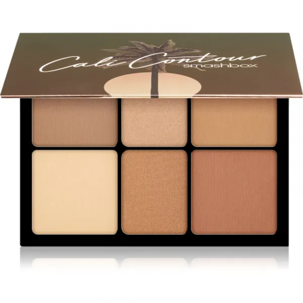 Smashbox Cali Contour Palette kontúrovacia paletka na tvár odtieň Light Medium 20.56 g