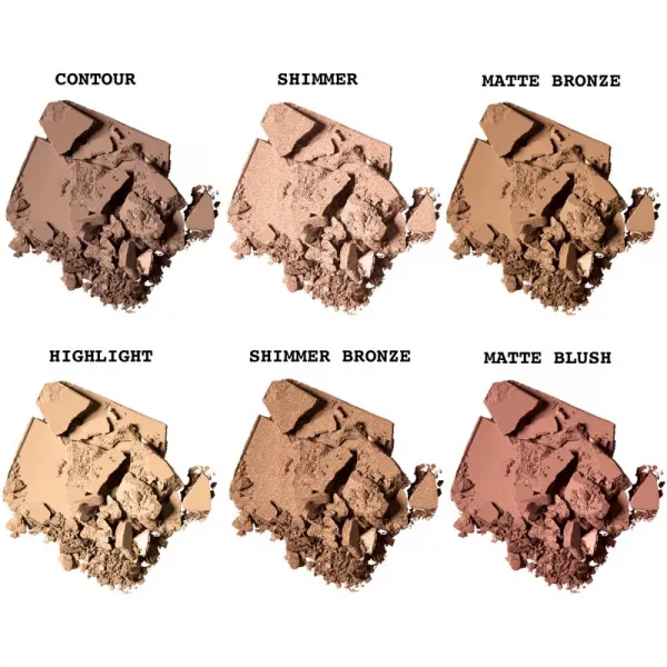 Smashbox Cali Contour Palette kontúrovacia paletka na tvár odtieň Light Medium 20.56 g