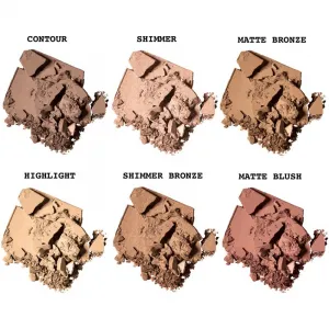 Smashbox Cali Contour Palette kontúrovacia paletka na tvár odtieň Light Medium 20.56 g
