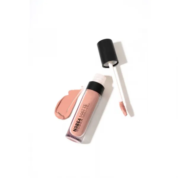 NOBEA Day-to-Day Matte Liquid Lipstick matný tekutý rúž odtieň Cool Pink #M01 7 ml