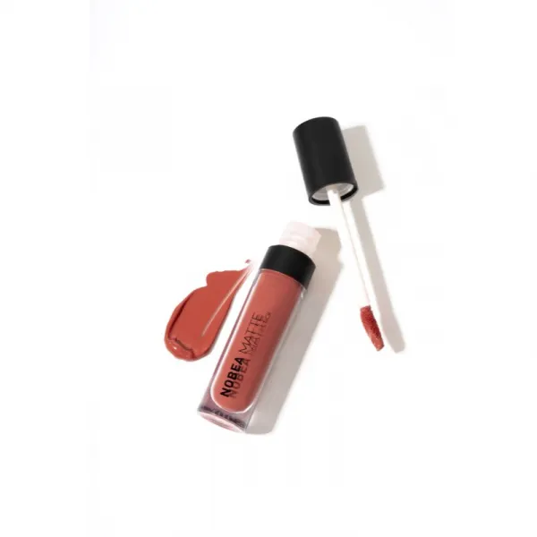 NOBEA Day-to-Day Matte Liquid Lipstick matný tekutý rúž odtieň Rosewood #M03 7 ml