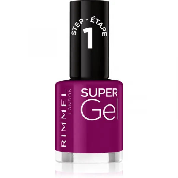Rimmel London Super Gel Lak na nechty 12 ml 025 Urban Purple