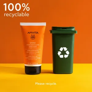 Apivita Shine Revitalizing Conditioner revitalizačný kondicionér pre rozžiarenie mdlých vlasov 150 ml