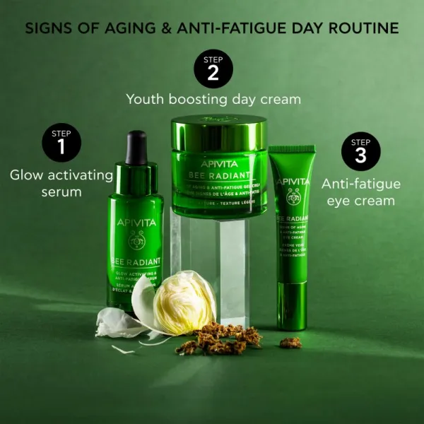 Apivita Bee Radiant Gel-Cream - Light texture ľahký gélový krém proti starnutiu a na spevnenie pleti 50 ml