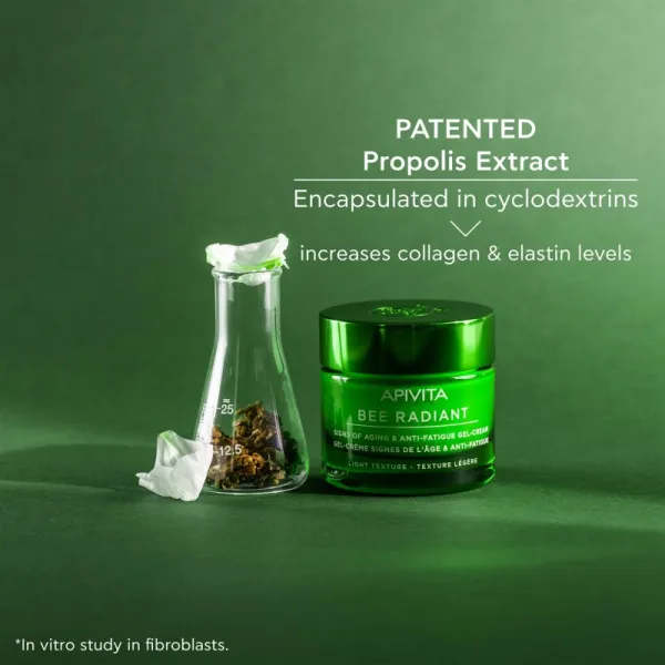 Apivita Bee Radiant Gel-Cream - Light texture ľahký gélový krém proti starnutiu a na spevnenie pleti 50 ml