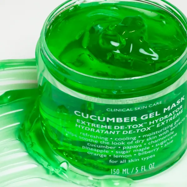 Peter Thomas Roth Cucumber De-Tox Gel Mask hydratačná gélová maska na tvár a očné okolie 150 ml
