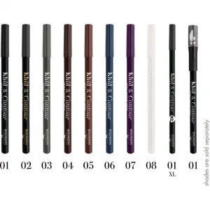 Bourjois Khôl & Contour Extra Longue Tenue dlhotrvajúca ceruzka na oči so strúhatkom odtieň 001 Noir-issime 1,2 g