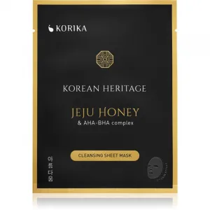 KORIKA Korean Heritage Set of 5 Cleansing Face Sheet Masks set pleťových masiek za zvýhodnenú cenu pre dokonalé vyčistenie pleti
