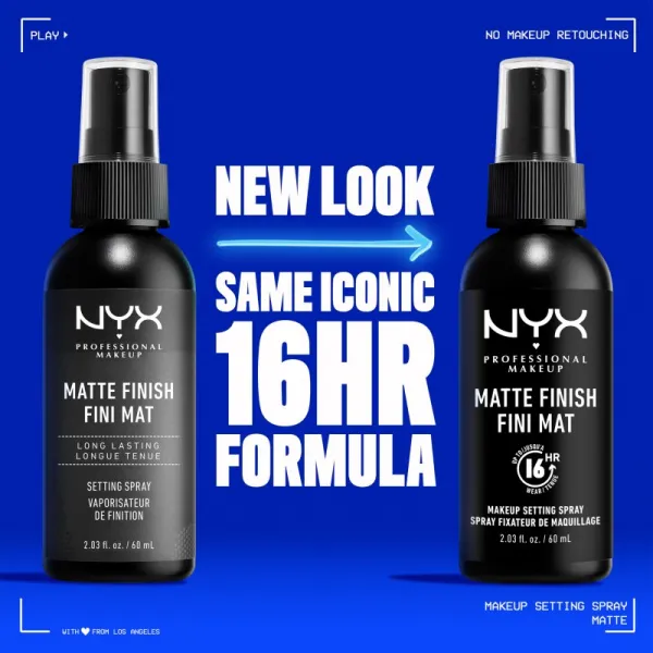 NYX Professional Makeup Makeup Setting Spray Matte fixačný sprej 180 ml