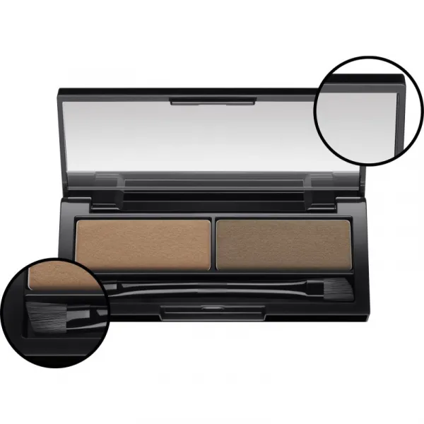 Max Factor Real Brow Duo Kit paletka púdrových tieňov na obočie odtieň 001 3.3 g