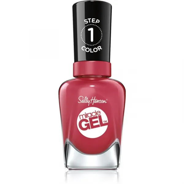 Sally Hansen Miracle Gel™ gélový lak na nechty bez použitia UV/LED lampy odtieň 256 Proper P-Rose 14,7 ml