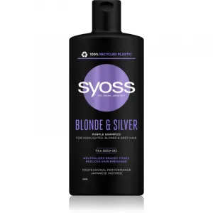 Syoss šampón Blonde & Silver pre zosvetlené, blond a sivé vlasy 440 ml