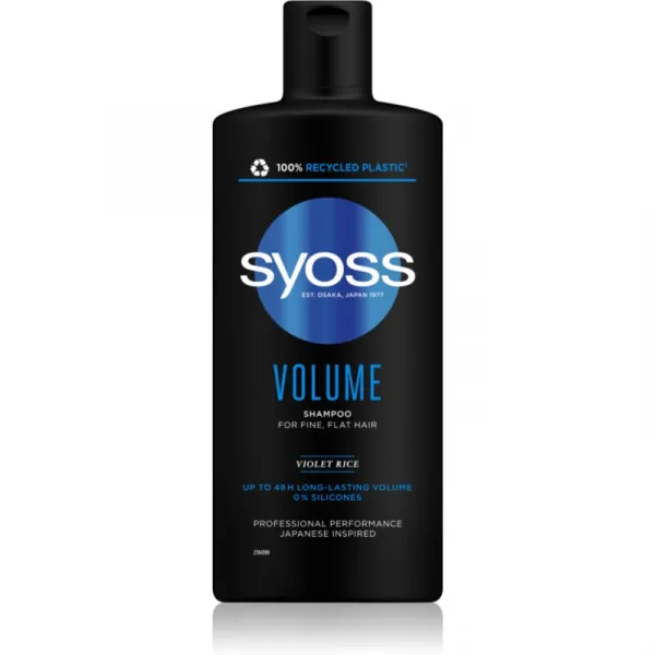Syoss šampón Volume pre jemné vlasy bez objemu 440 ml